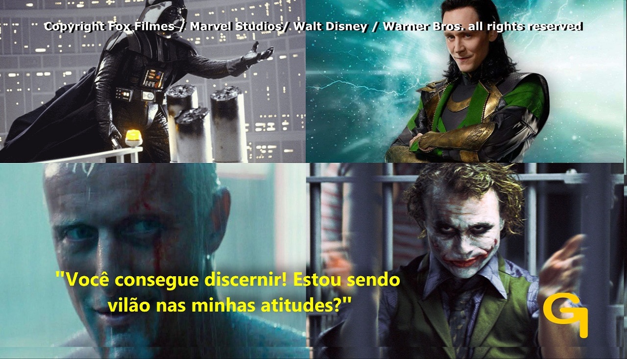 Estou sendo vilão nas minhas atitudes