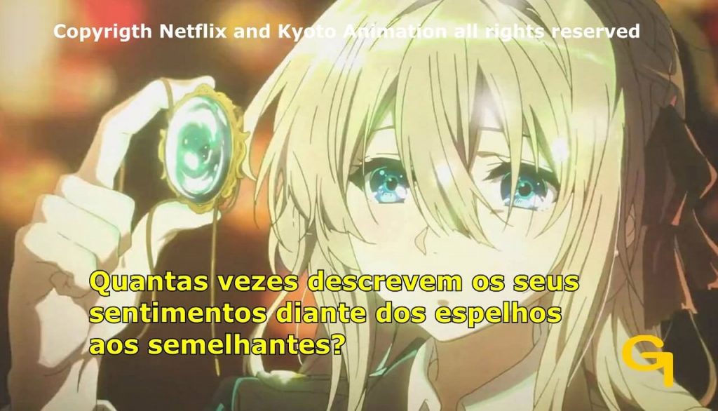 Frame Lúdico Podcast sobre o anime Violet Evergarden da Netflix