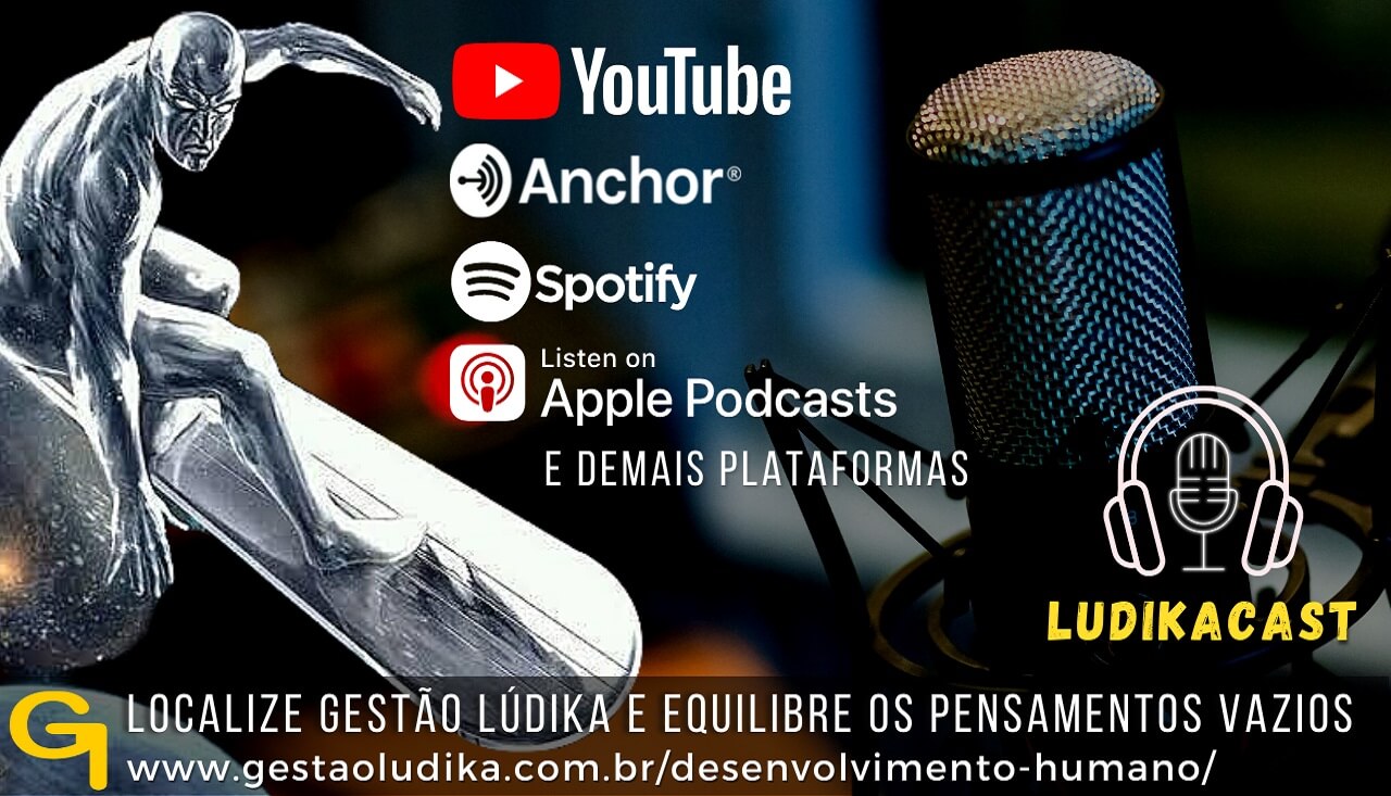 LudikaCast podcast da Gestão Lúdika, para ajudá-lo a equilibrar os pensamentos vazios e melhorar o desenvolvimento humano por Dênis castro