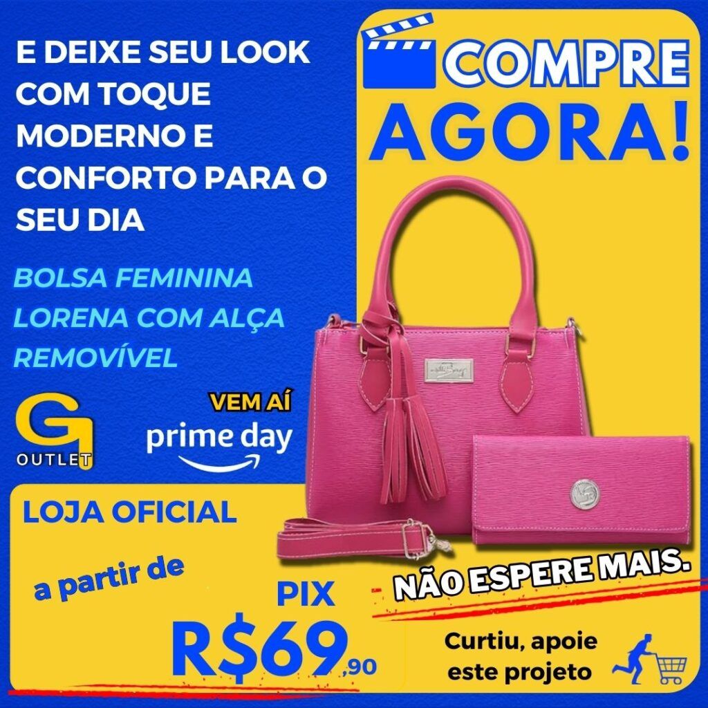 Bolsa Feminina Lorena Com Alça Removível