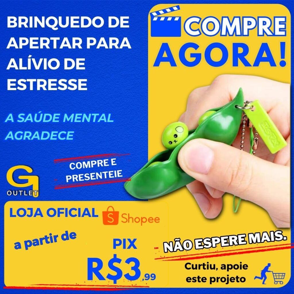 Brinquedo de Apertar pra Alivio de Estresse