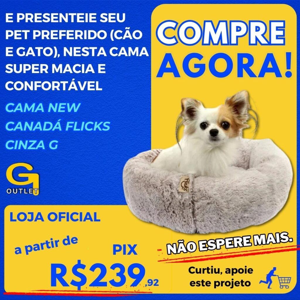 Cama New Canadá Flicks Cinza G