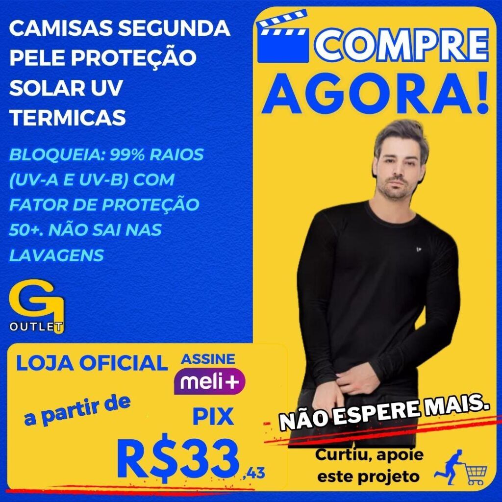 Camisa Segunda Pele Protecao Solar