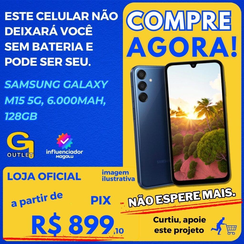 Celular Samsung Galaxy M15 5G 128GB 4GB