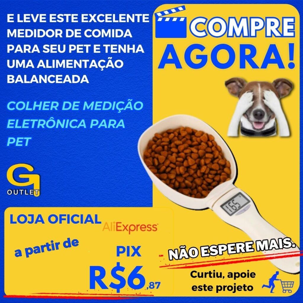 Colher de medição eletrônica para Pet Food, Balança digital para alimentos para cães e gatos, Copo medidor com display LED, Balança de cozinha