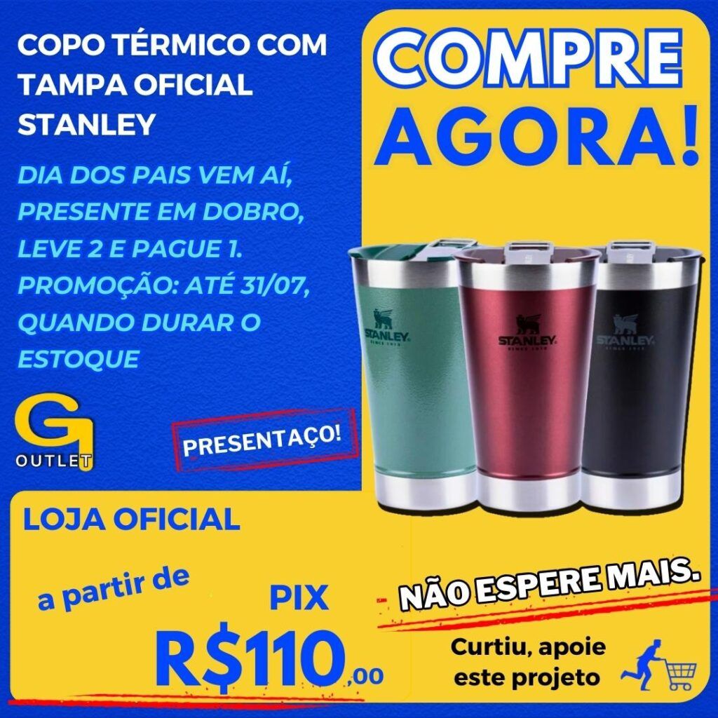 Copo Stanley Térmico Oficial Stanley