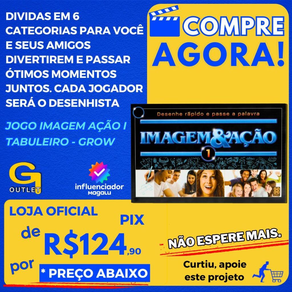 Jogo Imagem Ação I Tabuleiro – Grow