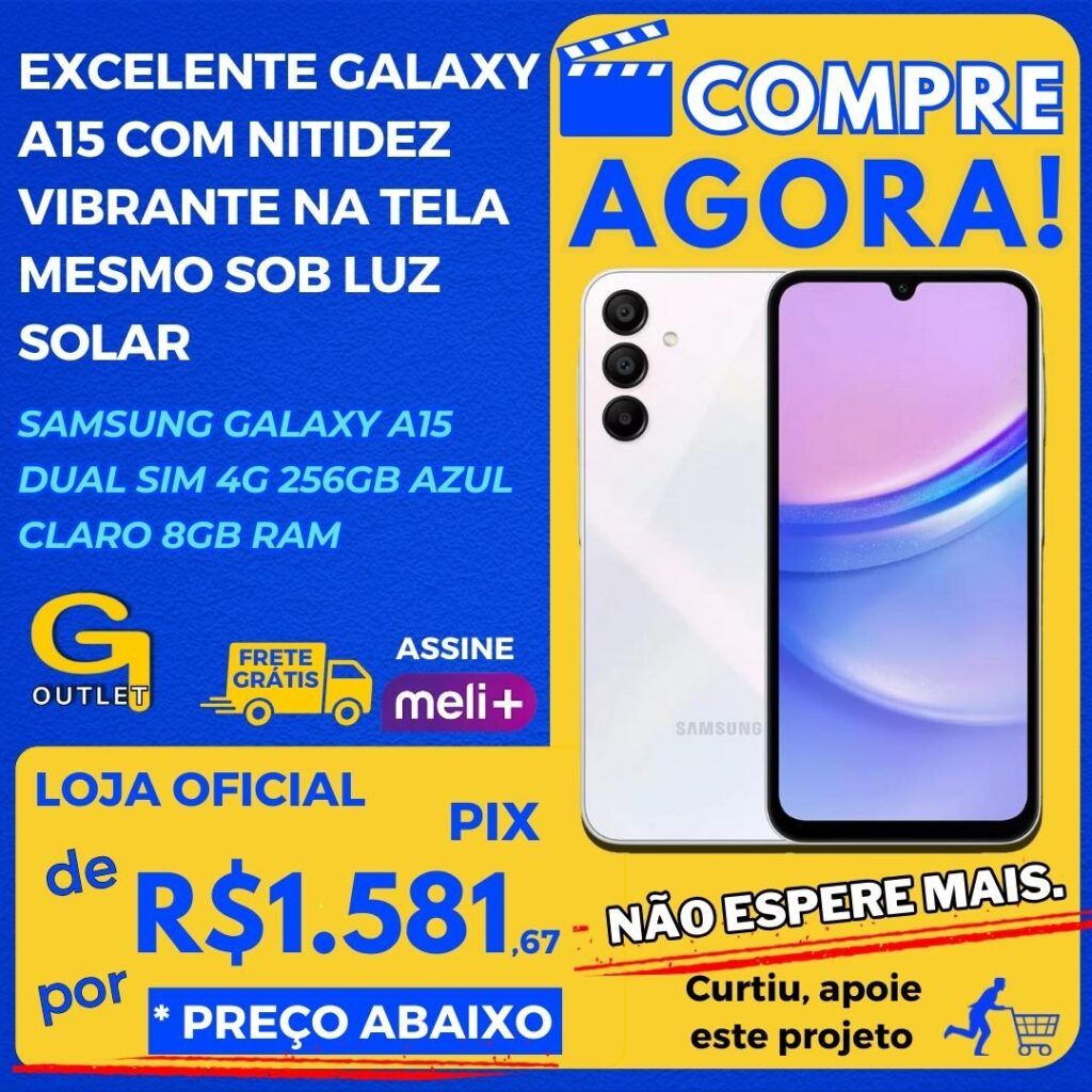 Samsung Galaxy A15 Dual SIM 4G 256GB Azul claro 8GB RAM