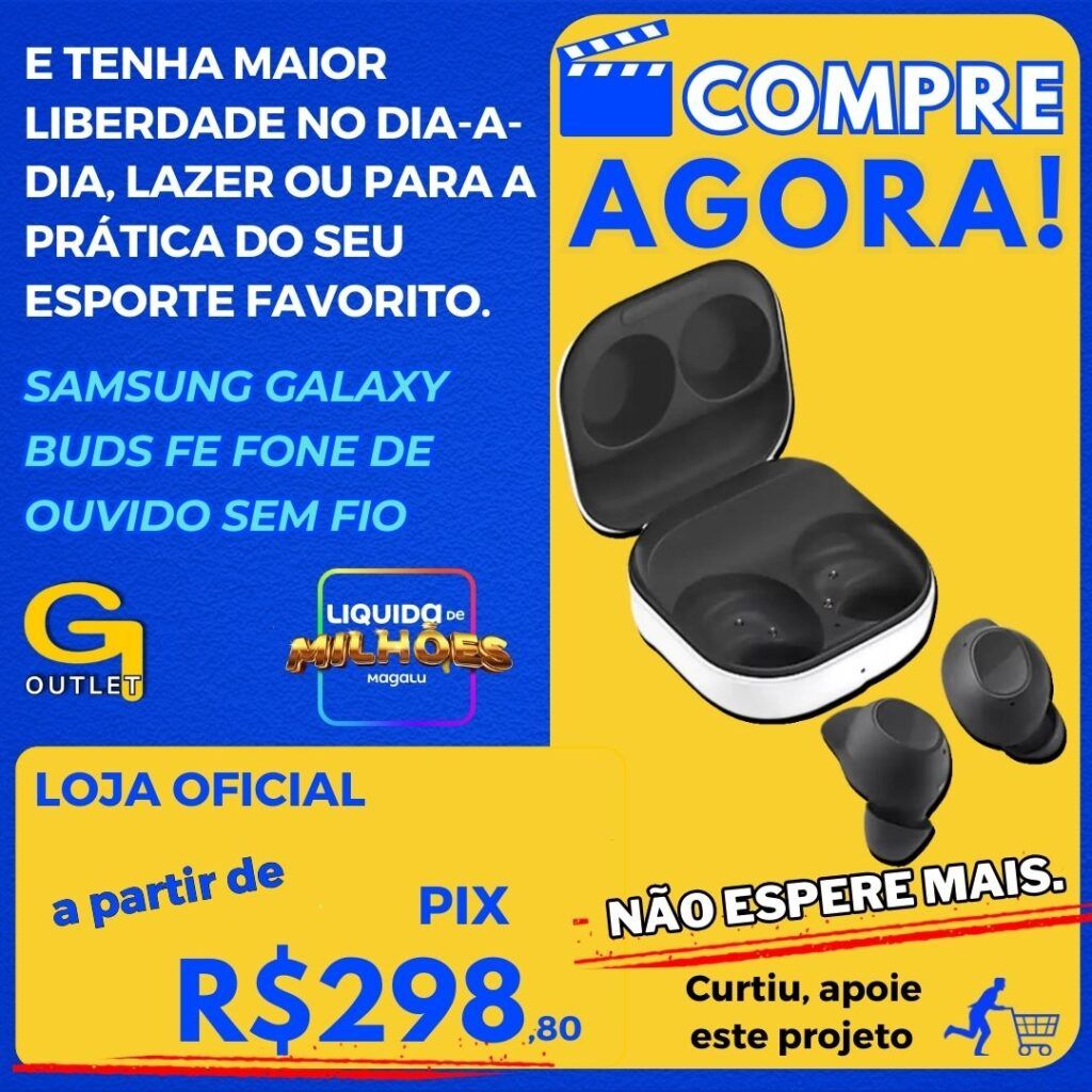 Samsung Galaxy Buds FE Fone de Ouvido Sem Fio