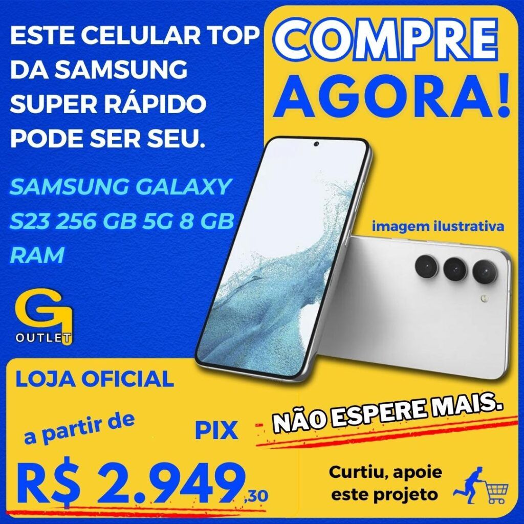 Samsung Galaxy S23 256 GB 5G Preto 8 GB RAM