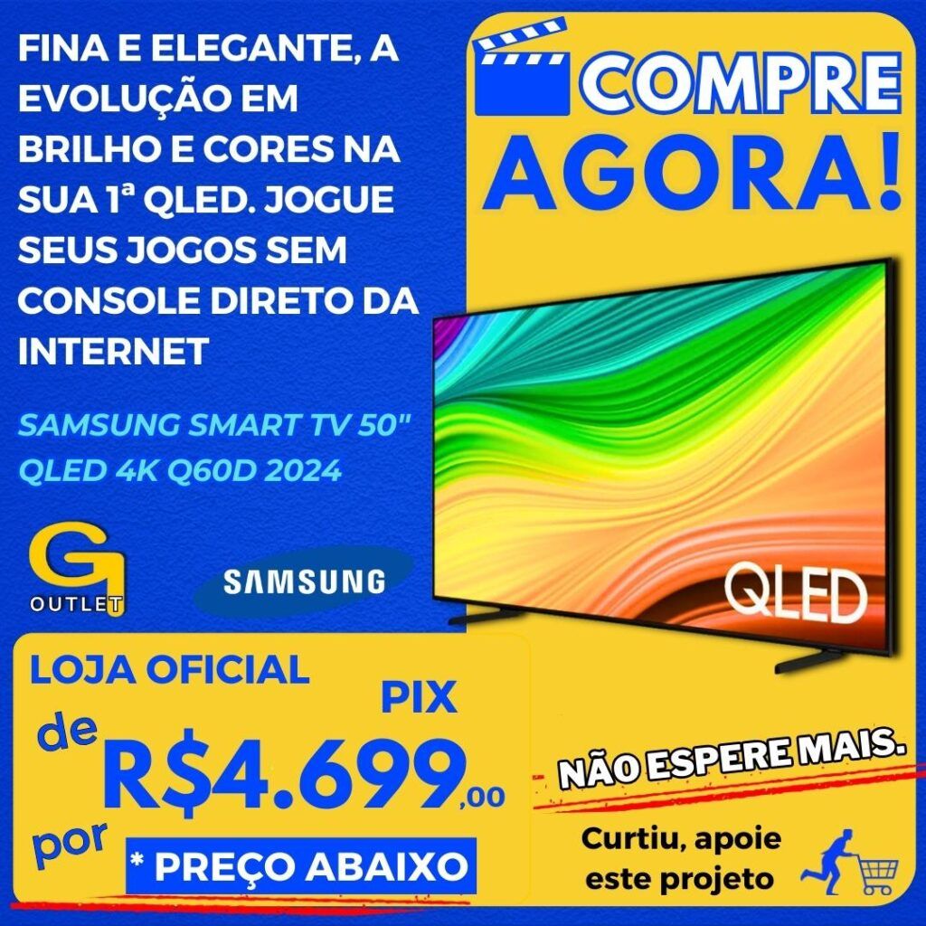 Samsung Smart TV 50 QLED 4K Q60D 2024