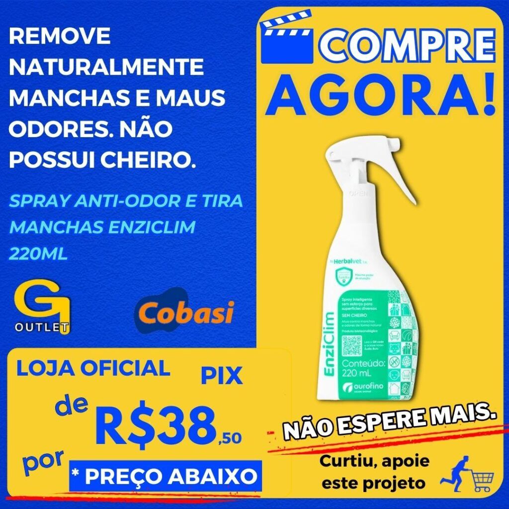 Spray Anti-Odor e Tira Manchas Enziclim 220 ml