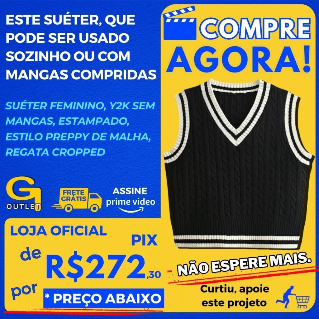 Suéter feminino, Y2K sem mangas, estampado, estilo preppy de malha, regata cropped para meninas