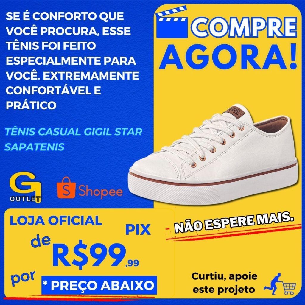 Tenis Casual GiGiL Star Sapatenis