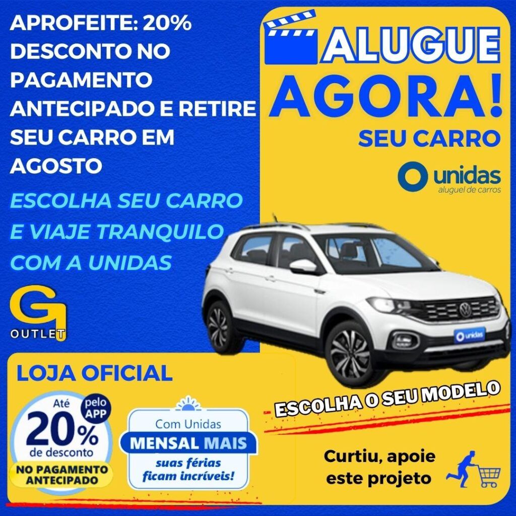 aprofeite 20% desconto no pagamento antecipado e retire seu carro em agosto