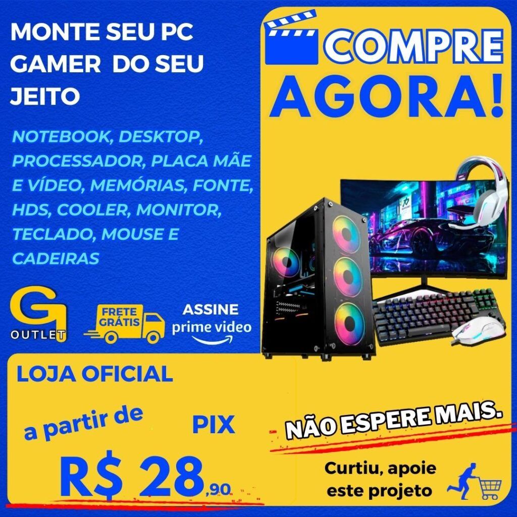 monte seu pc gamer