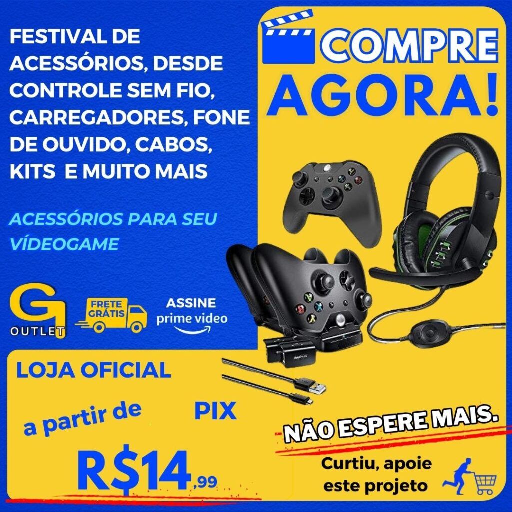 Acessórios para seu vídeogame