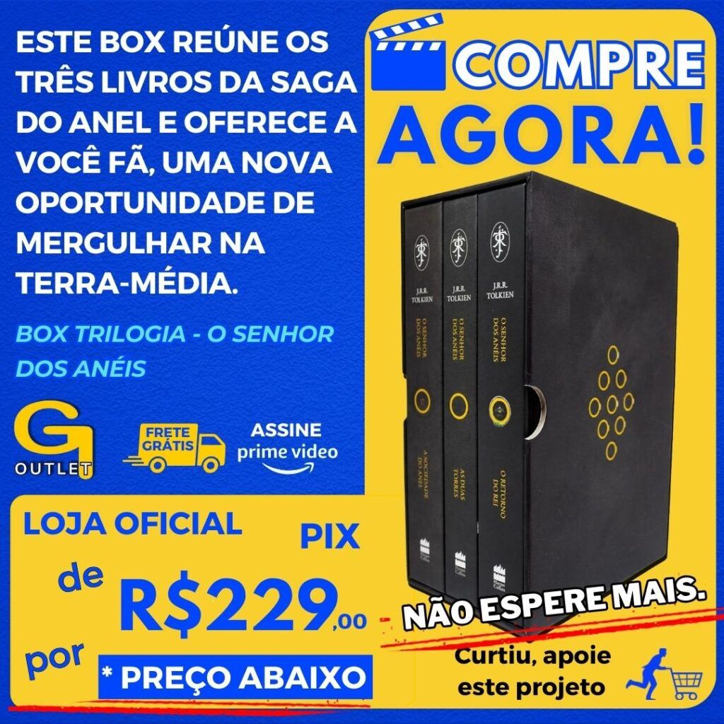 Box Trilogia O Senhor dos Anéis