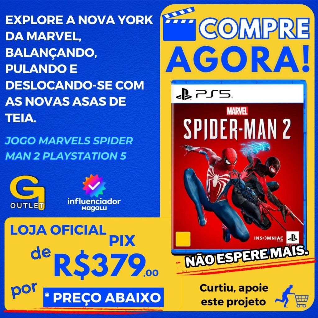 Jogo Marvels Spider Man 2 PlayStation 5