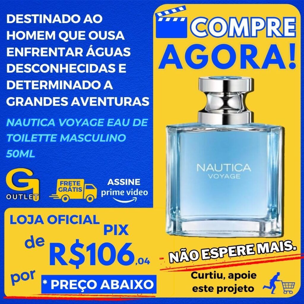 Nautica Voyage Eau De Toilette Masculino 50Ml