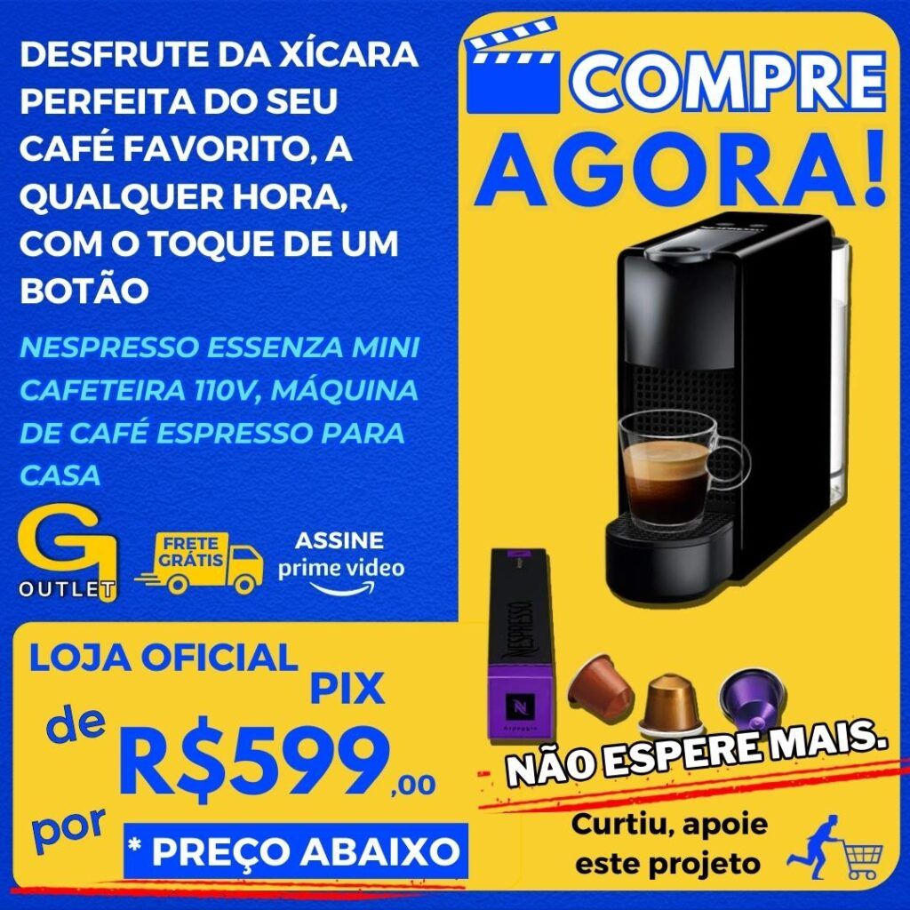 Nespresso Essenza Mini Cafeteira 110V, máquina de café Espresso para casa