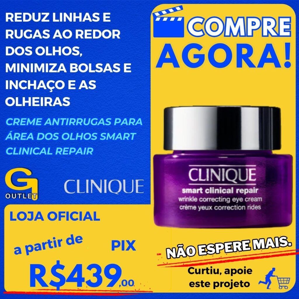 Creme Antirrugas Para Área dos Olhos Smart Clinical Repair