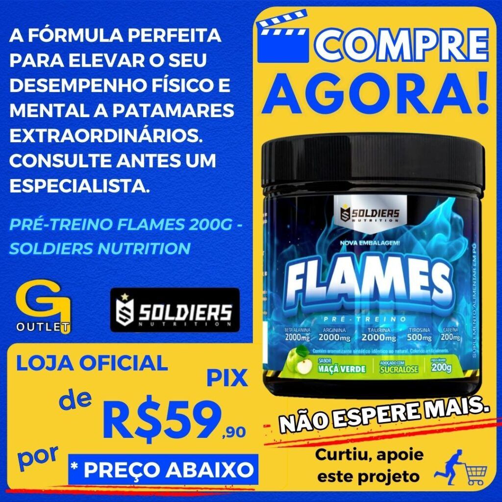 Pré-Treino Flames 200g - Soldiers Nutrition