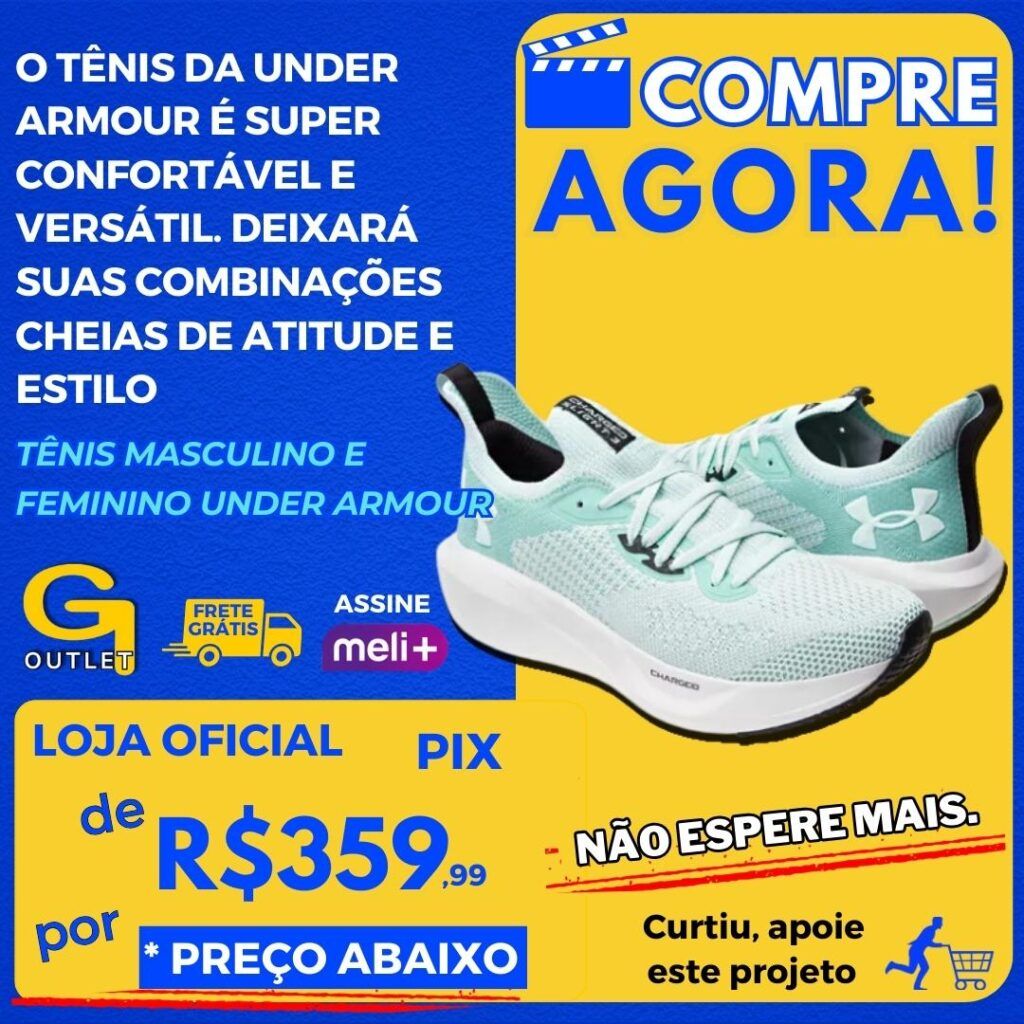 Tênis Masculino E Feminino Charged Slight 3 Under Armour