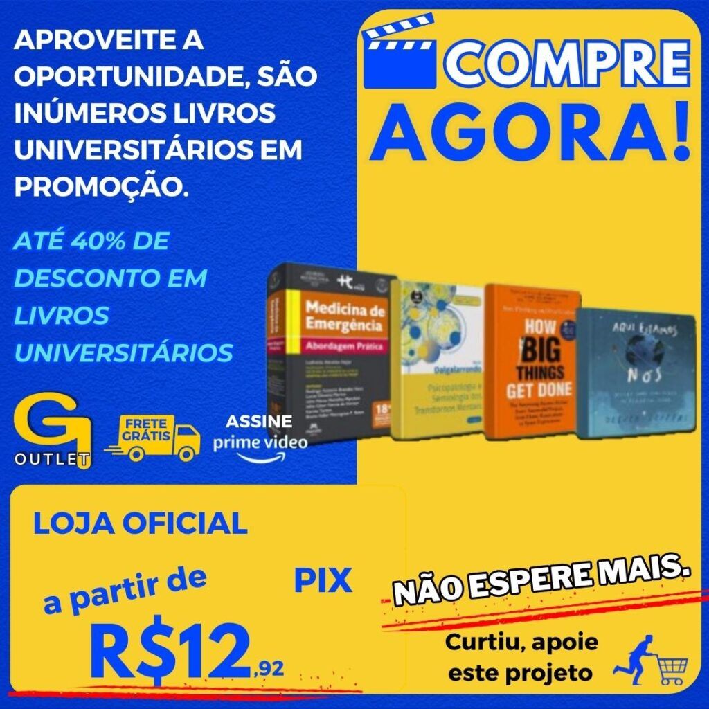 até 40% de desconto em livros universitários