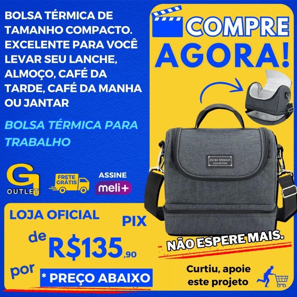 bolsa térmica para trabalho