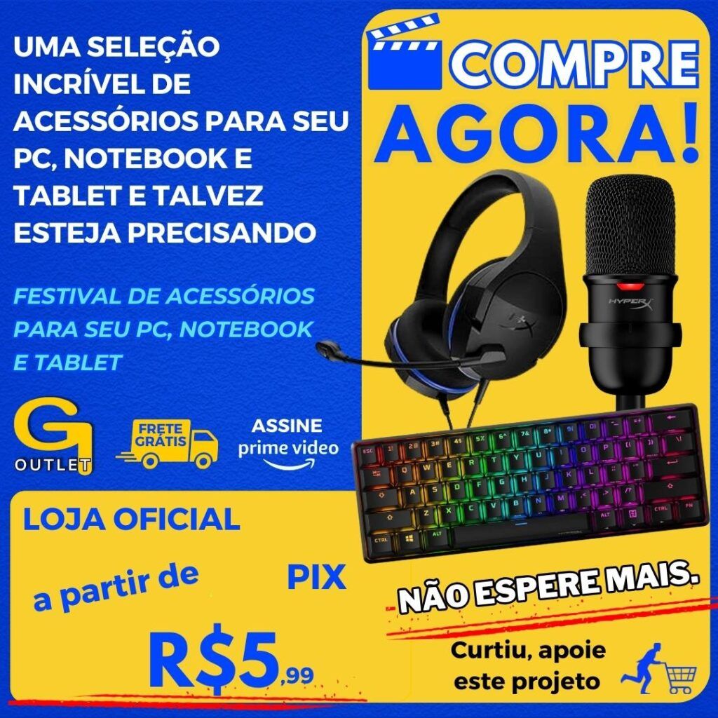 festival de acessorios para seu pc