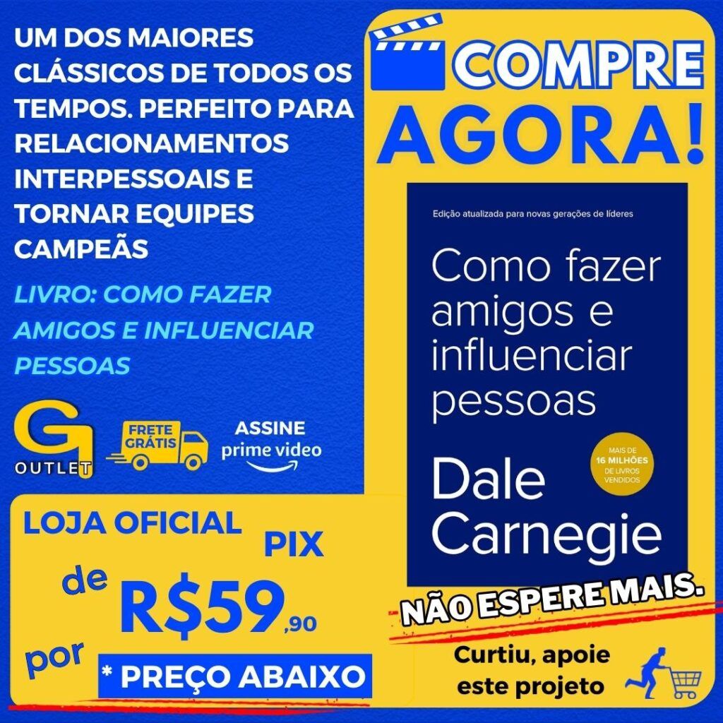 livro Como fazer amigos e influenciar pessoas