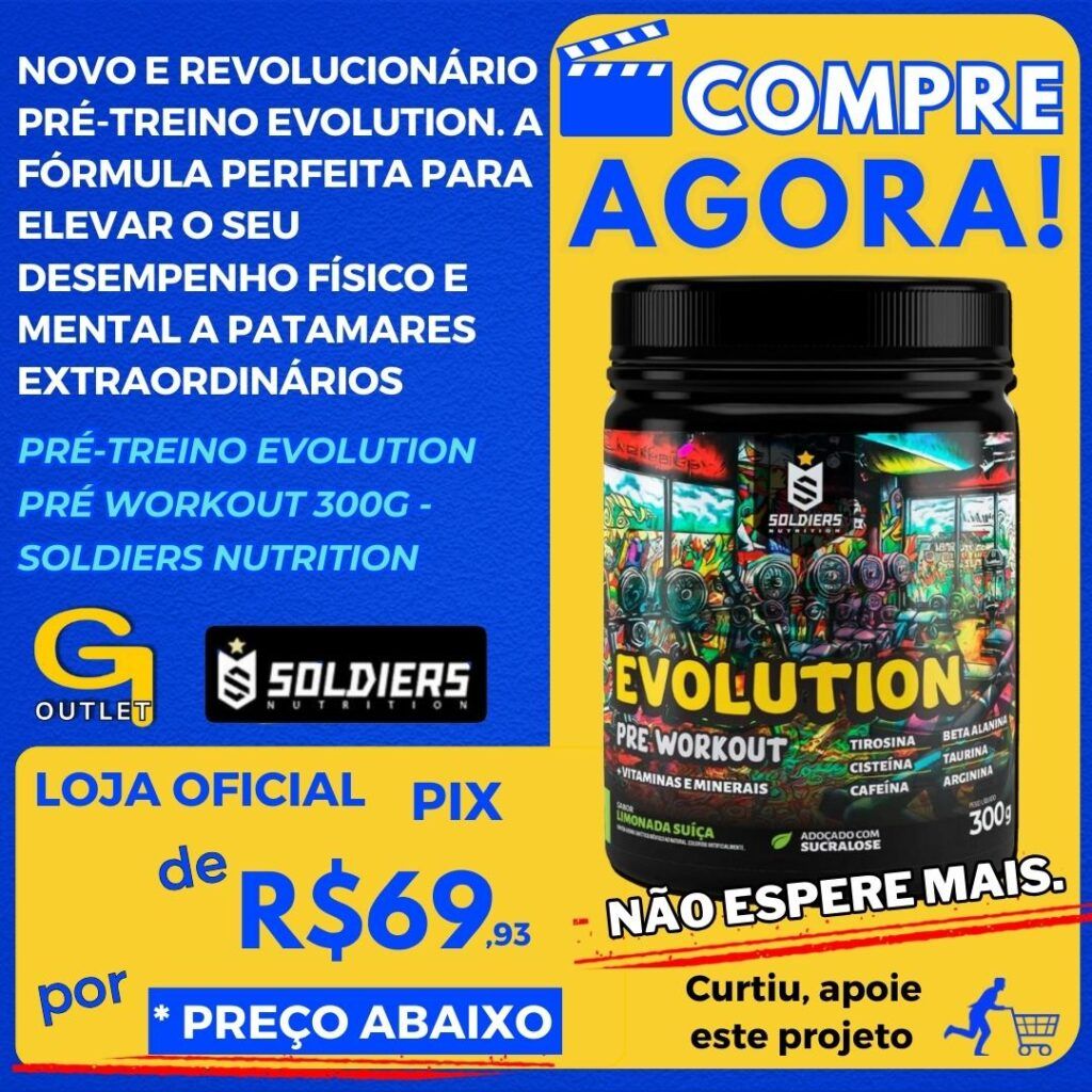 pre-treino evolution sodiers nutrition