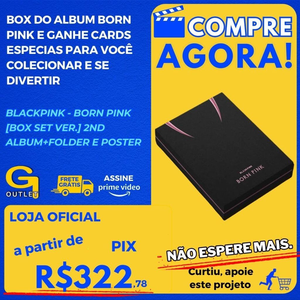 BLACKPINK - BORN PINK [BOX SET ver.] 2nd Album+Folded Poster