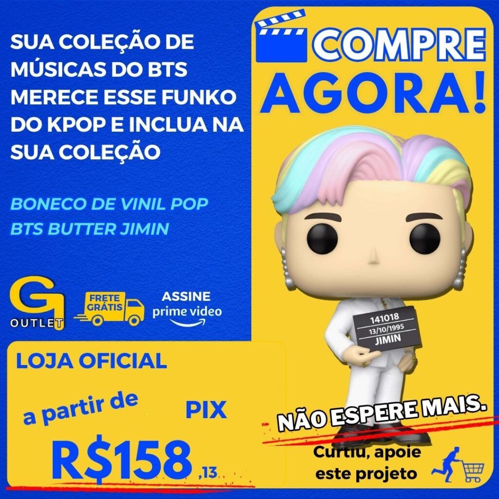 Boneco de vinil pop Bts Butter Jimin