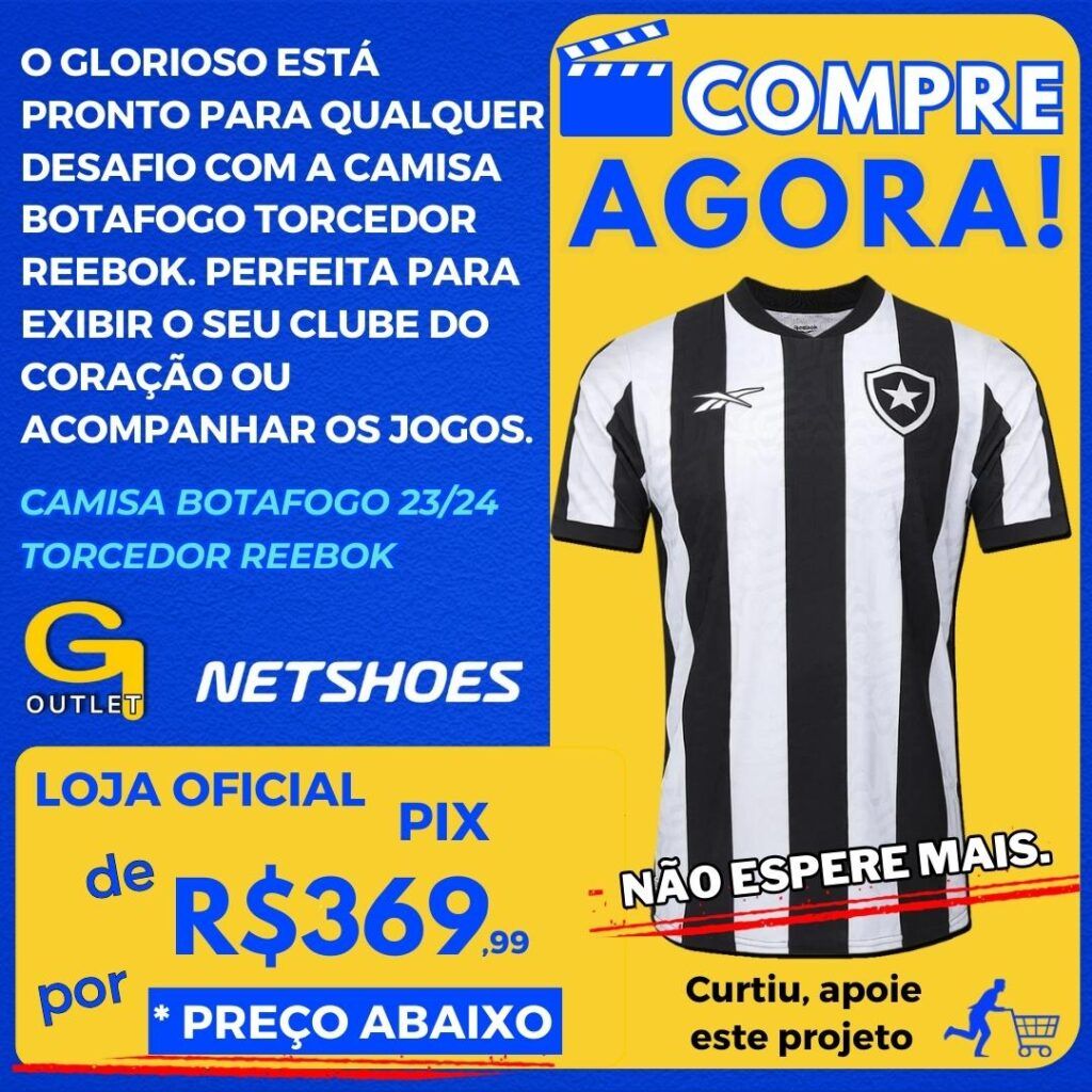 Camisa Botafogo 2324 Torcedor Reebok