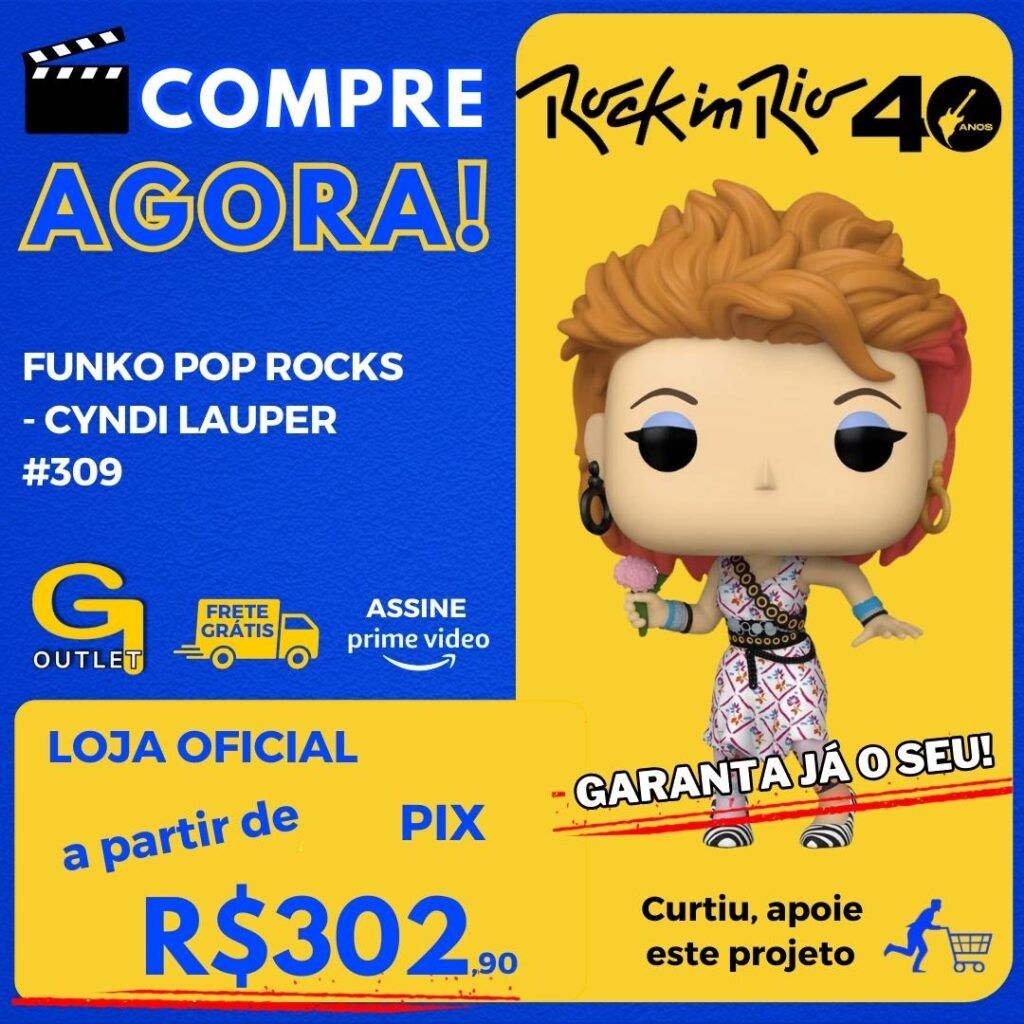 Funko Pop Rocks - Cyndi Lauper #309