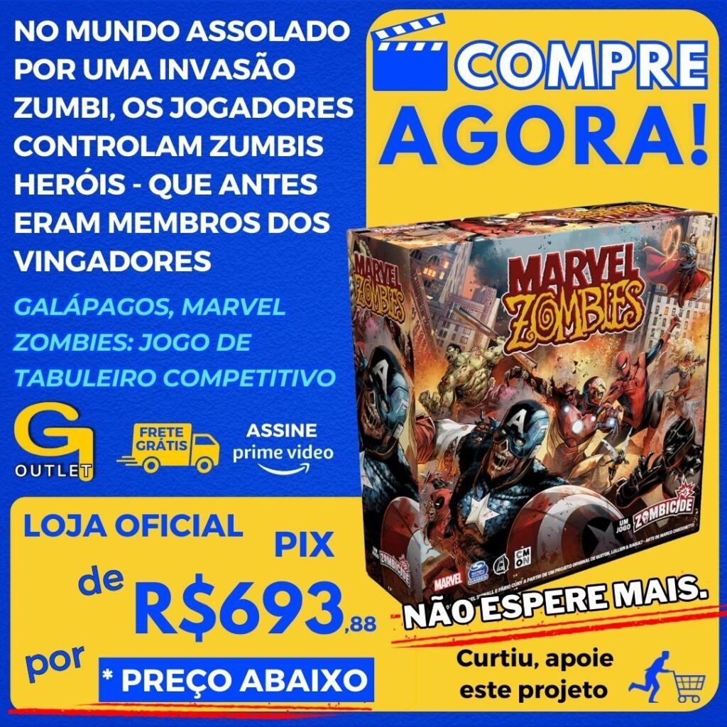 Galápagos, Marvel Zombies Jogo de Tabuleiro Competitivo