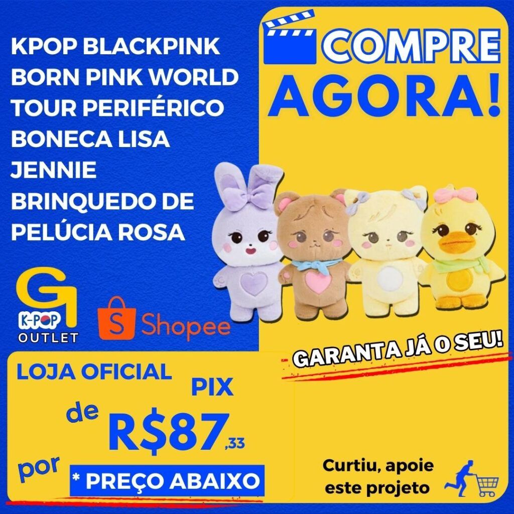 Kpop Blackpink BORN PINK World Tour Periférico Boneca LISA JENNIE Brinquedo De Pelúcia Rosa