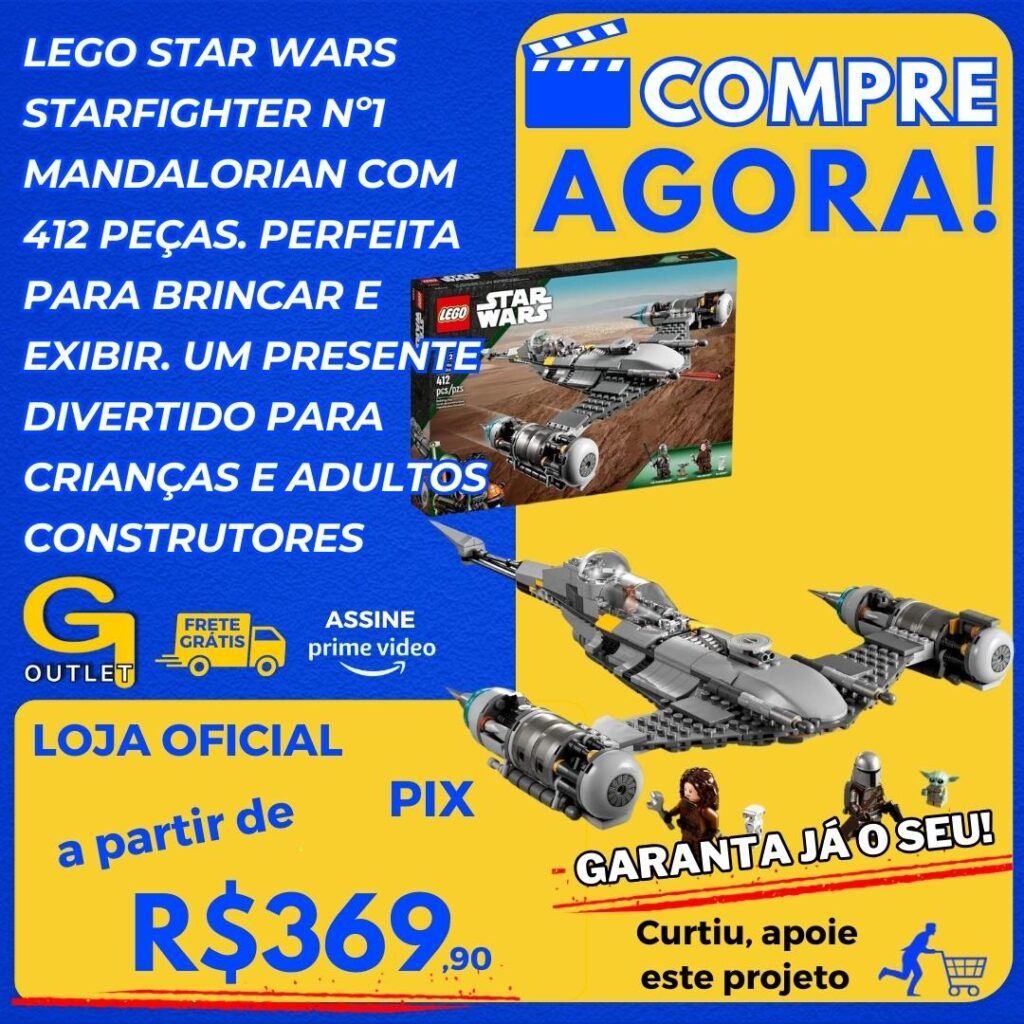 LEGO® Star Wars O Livro de Boba Fett – O Starfighter N-1 do Mandalorian