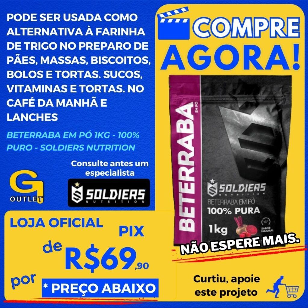 beterraba em po soldiers nutrition