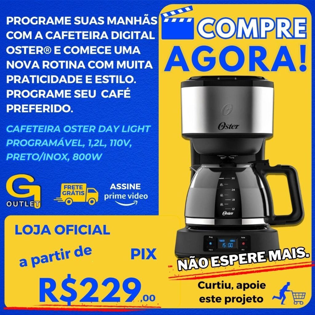 cafeteira oster day light programavel