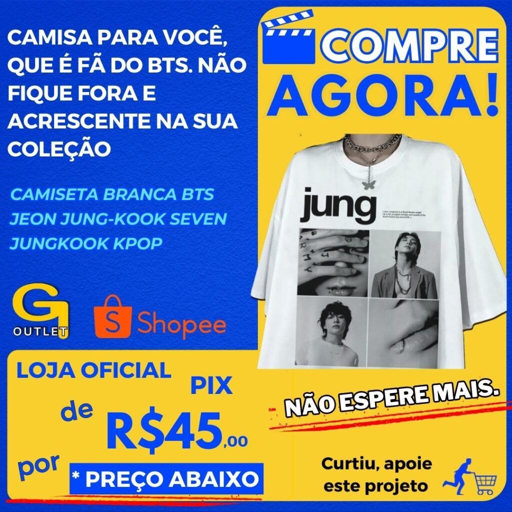 camiseta branca bts jeon jungkook seven jungkook kpop