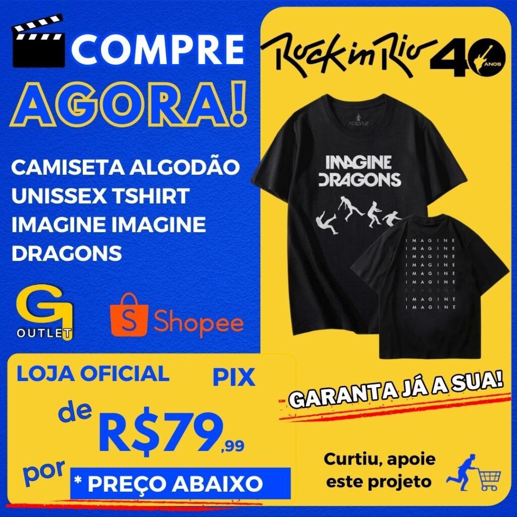 camiseta imagine dragons