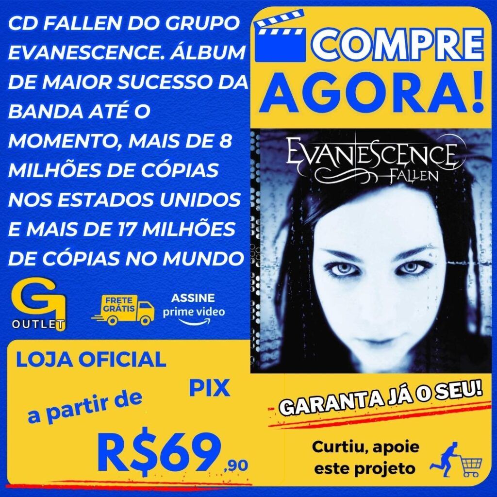 cd fallen do grupo evanescence