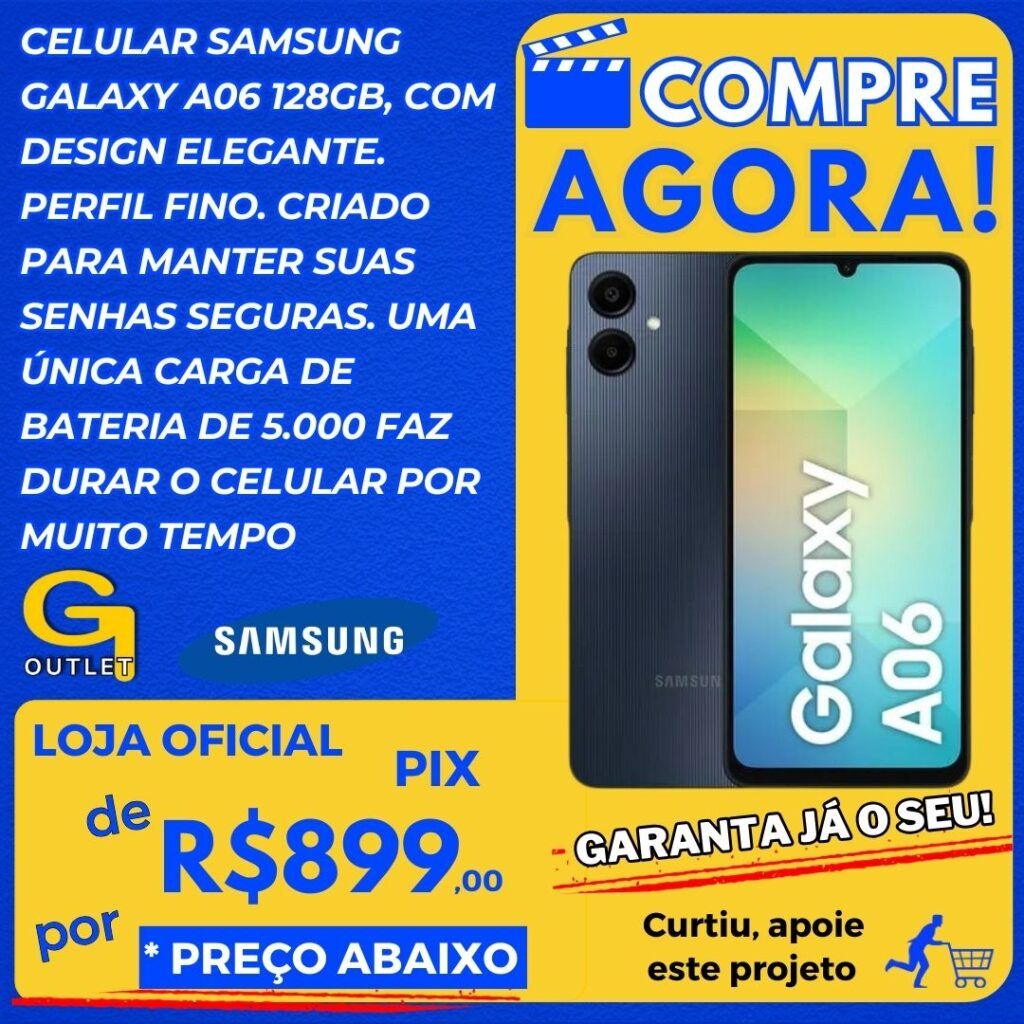 celular samsung galaxy a06 128gb