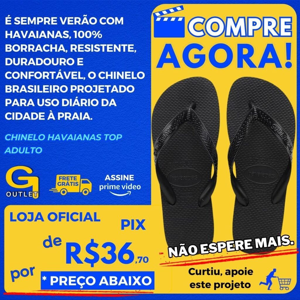 chinelo havaianas top