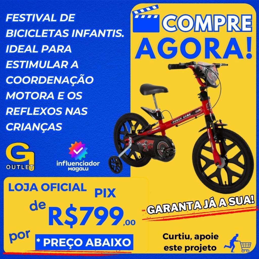 festival de bicicketa infantis dia das crianças