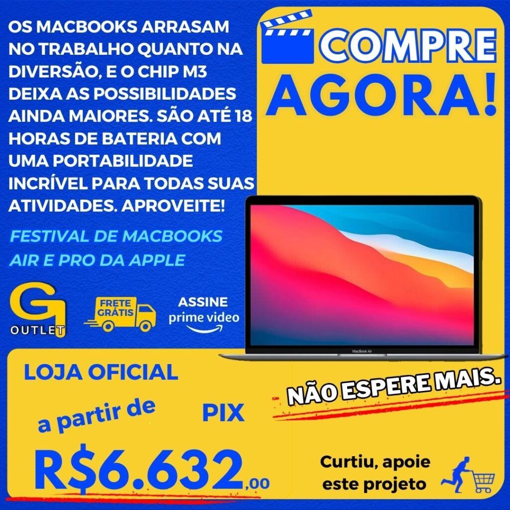 festival de macbooks air e pro da apple