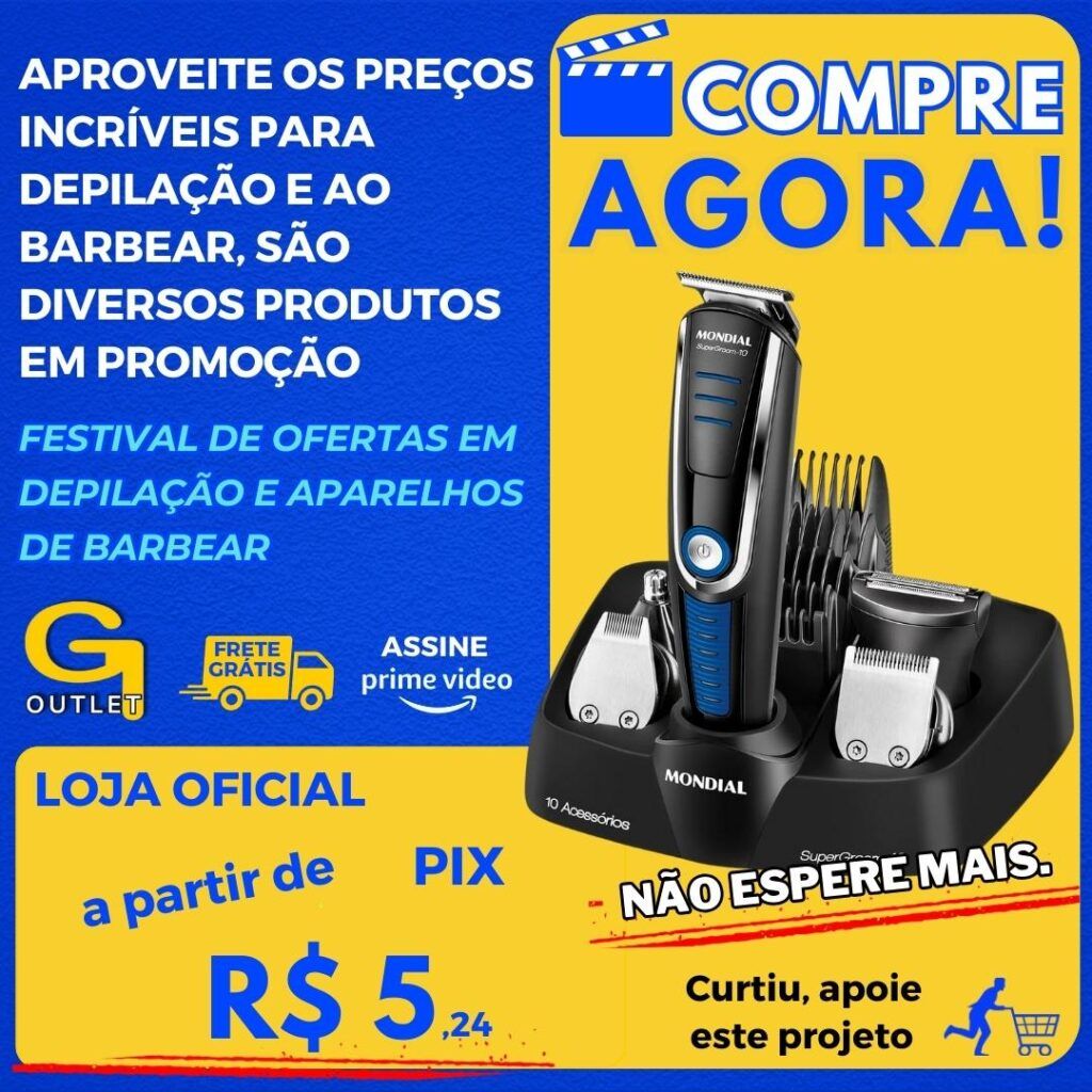 festival de ofertas em depilação e aparelhos de barbear